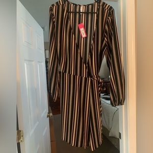 Striped wrap dress from Target. Size XL.